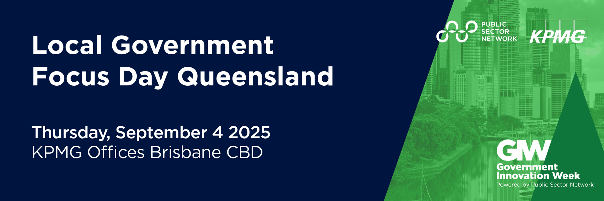 GIW QLD Local Government Focus Day Banner