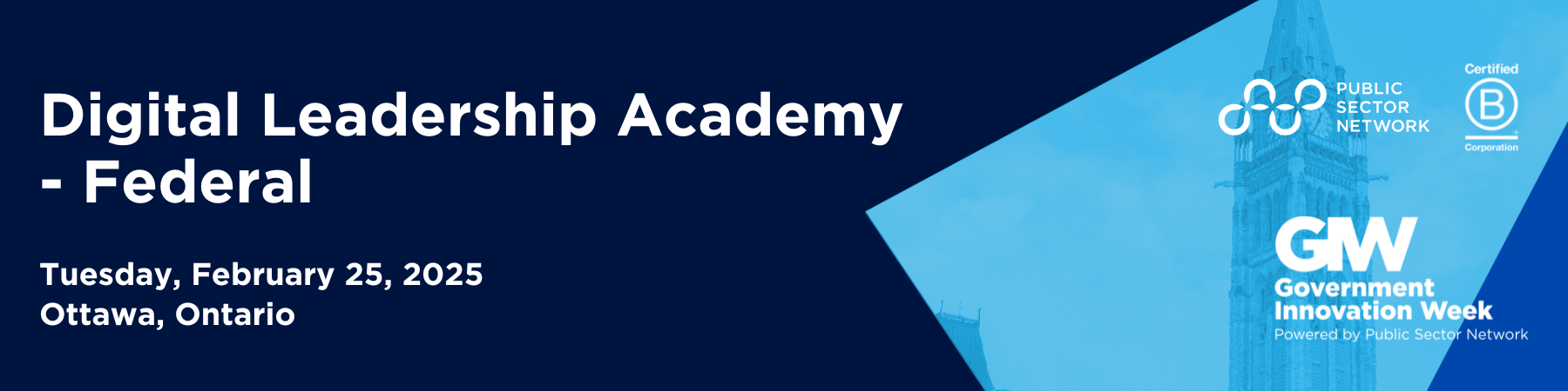 Digital Leadership Academy Federal Landing Page